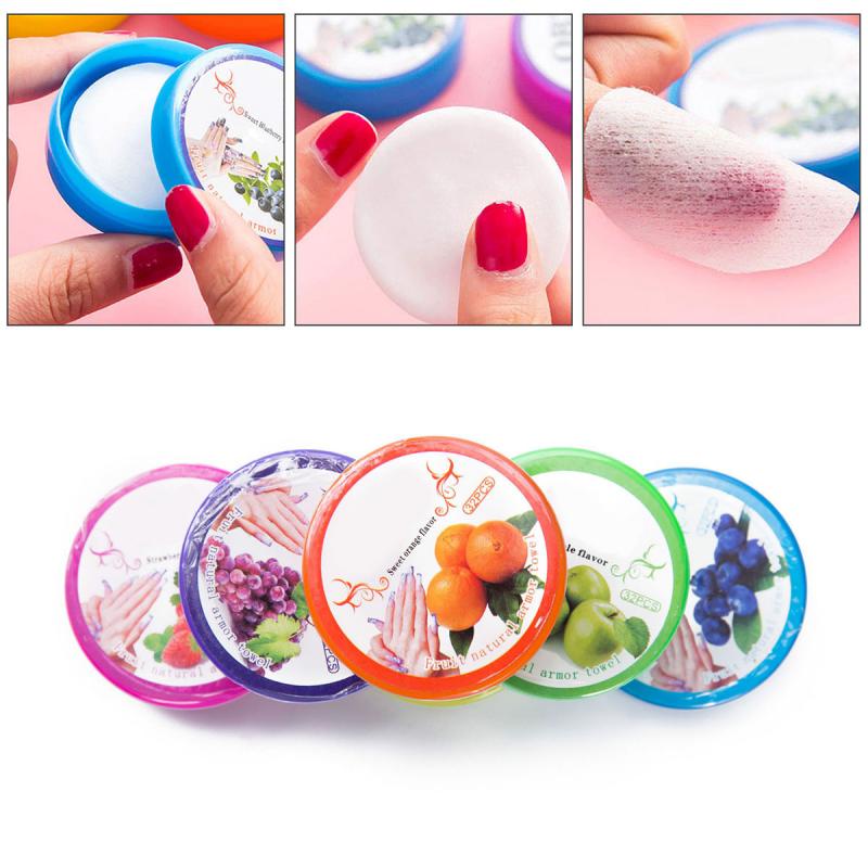 Fruit Scent Nail Polish Remover Wipes (32-Pack) by HitMyNeed