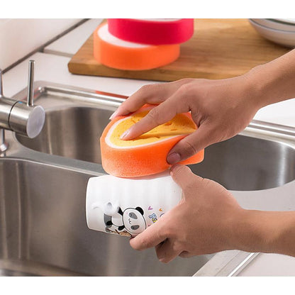 Fruit Shaped Cleaning Sponge Set (4-Pack) by HitMyNeed