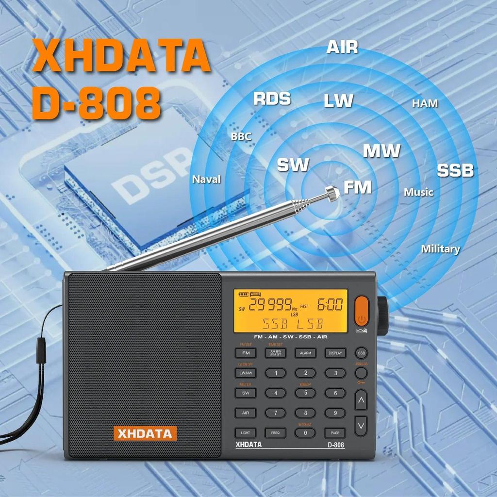 Full Band Portable Radio with SSB, AIR & RDS by HitMyNeed