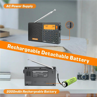 Full Band Portable Radio with SSB, AIR & RDS by HitMyNeed