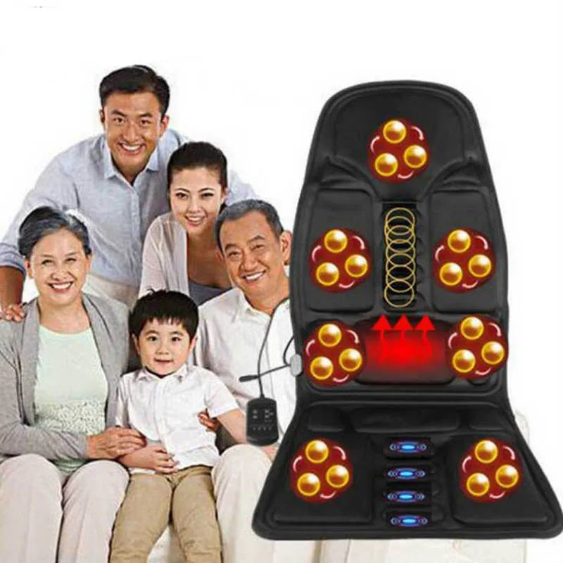 Full Body Massage Seat Cushion with Heat, 7 Motors by HitMyNeed