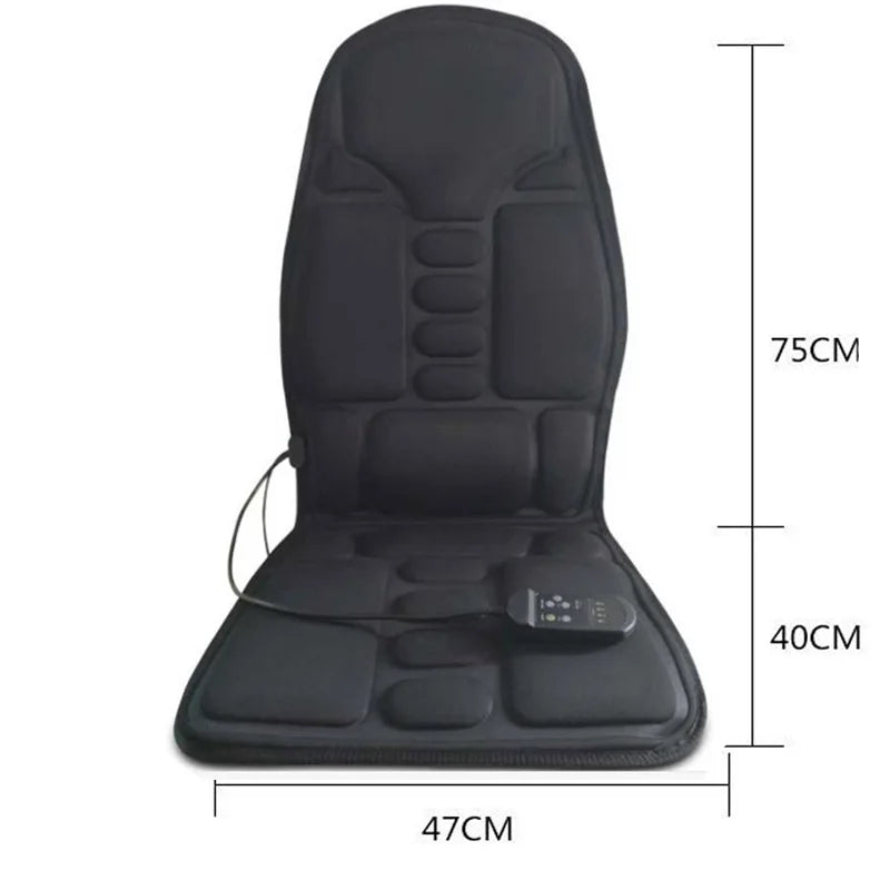 Full Body Massage Seat Cushion with Heat, 7 Motors by HitMyNeed