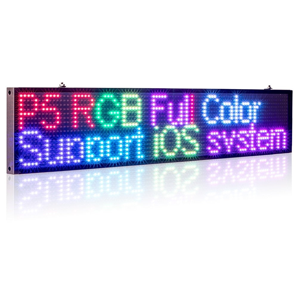 Full Color LED Sign Board with Mobile App Control by HitMyNeed
