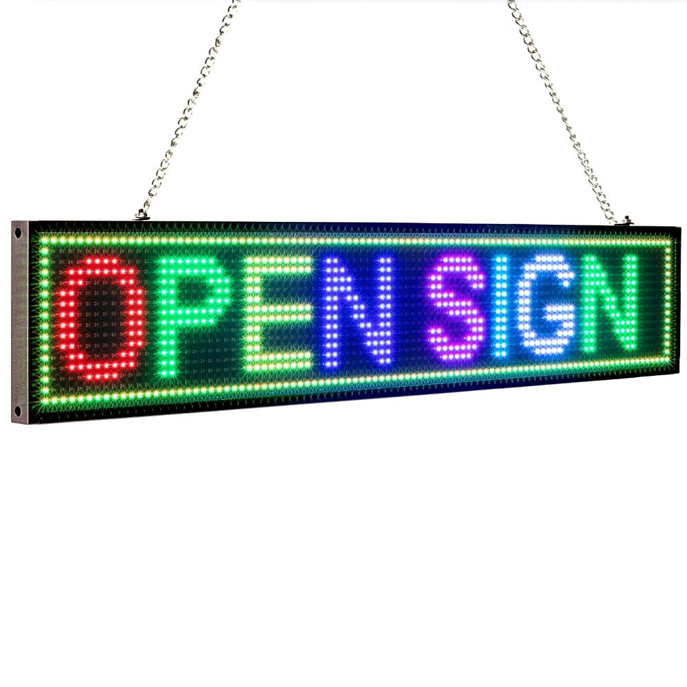 Full Color LED Sign Board with Mobile App Control by HitMyNeed
