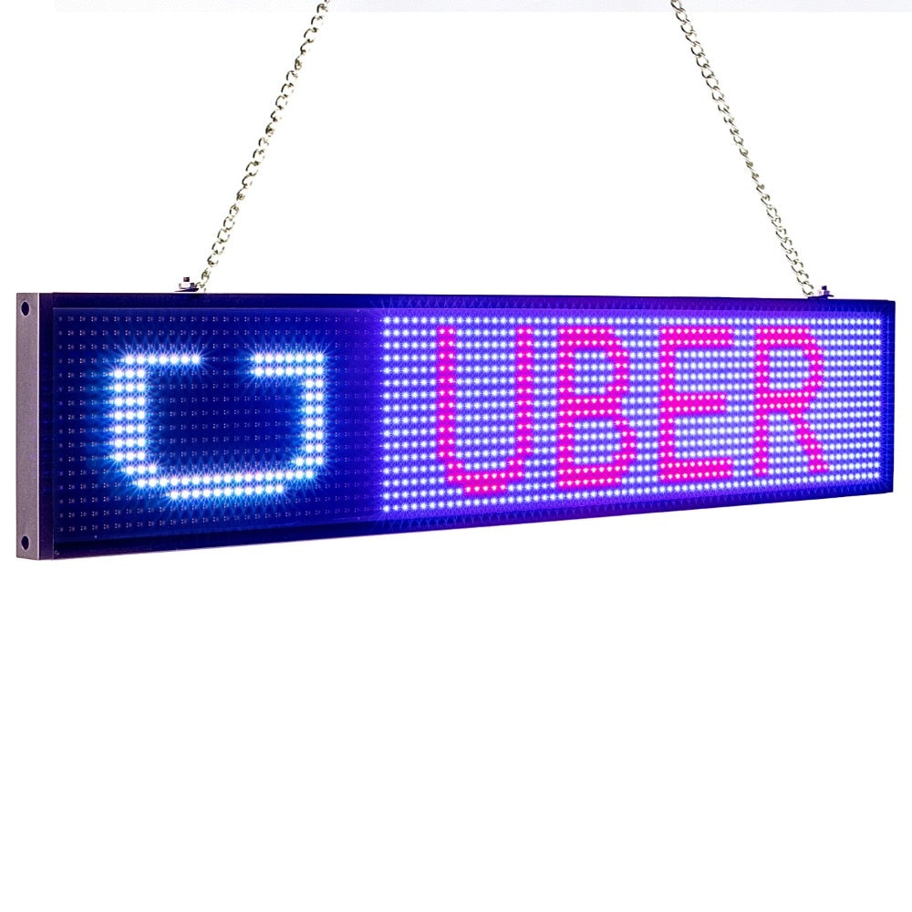 Full Color LED Sign Board with Mobile App Control by HitMyNeed