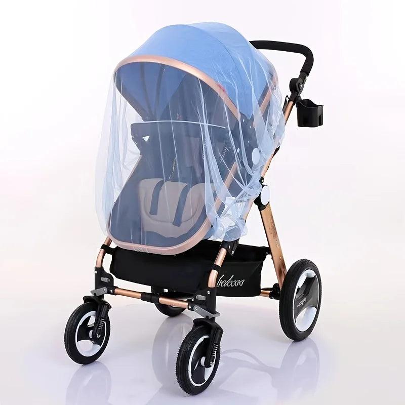 Full Cover Mosquito Net for Strollers & Cribs blue by HitMyNeed