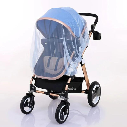 Full Cover Mosquito Net for Strollers & Cribs blue by HitMyNeed