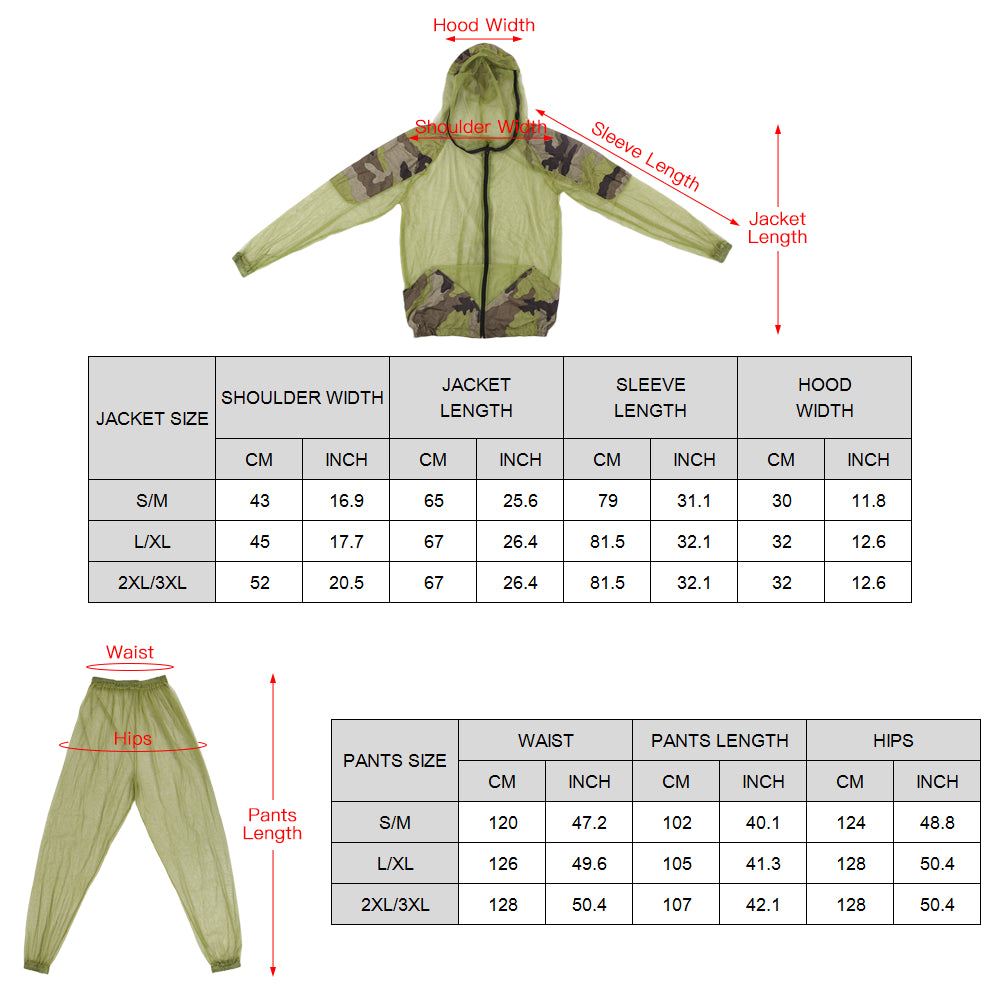 Full Coverage Mosquito Mesh Suit for Outdoor Activities by HitMyNeed
