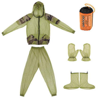 Full Coverage Mosquito Mesh Suit for Outdoor Activities s-m by HitMyNeed