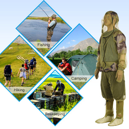 Full Coverage Mosquito Mesh Suit for Outdoor Activities xxxl by HitMyNeed