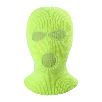 Full Face 3-Hole Knit Balaclava Ski Mask by HitMyNeed
