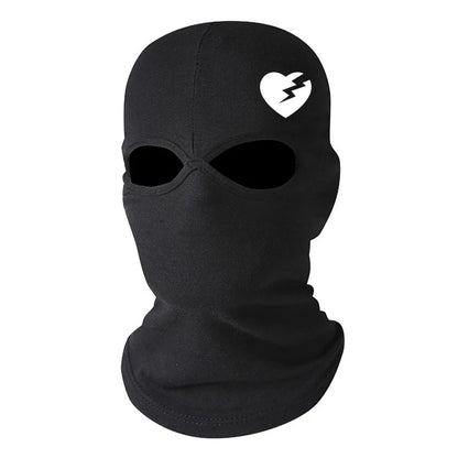 Full Face Balaclava Mask for Winter Sports & Cycling double-hole-c by HitMyNeed