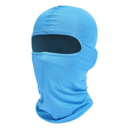 Full Face Balaclava Ski Mask with UV Protection light-blue by HitMyNeed