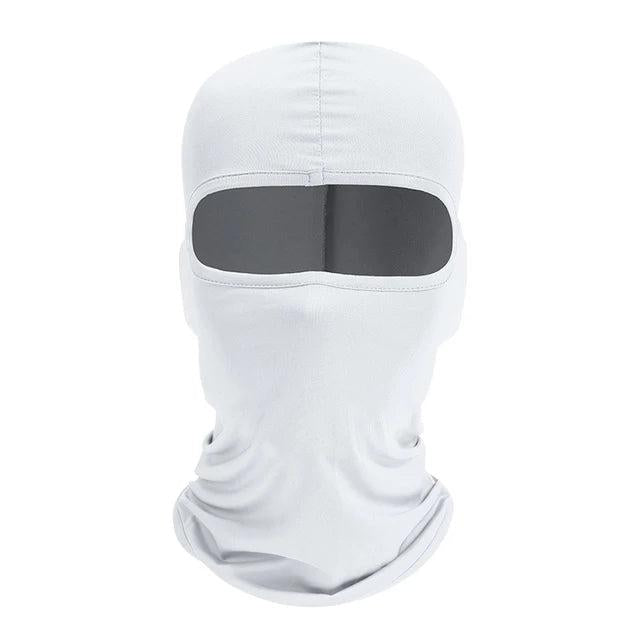 Full Face Balaclava Ski Mask with UV Protection white by HitMyNeed