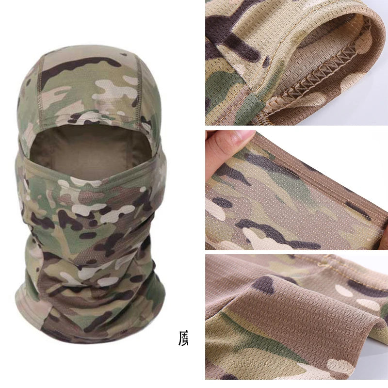 Full Face Camouflage Balaclava for Outdoor Sports by HitMyNeed