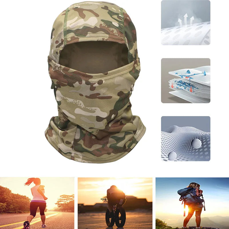 Full Face Camouflage Balaclava for Outdoor Sports by HitMyNeed