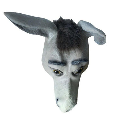 Full Face Latex Donkey Mask with Protruding Teeth by HitMyNeed
