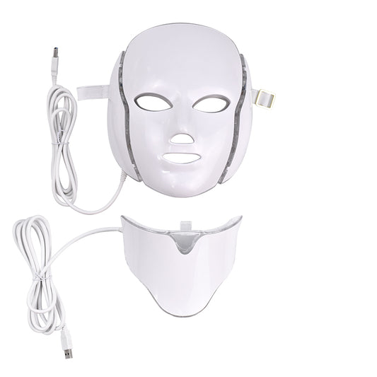 Full Face LED Light Therapy Mask with 7 Colors by HitMyNeed