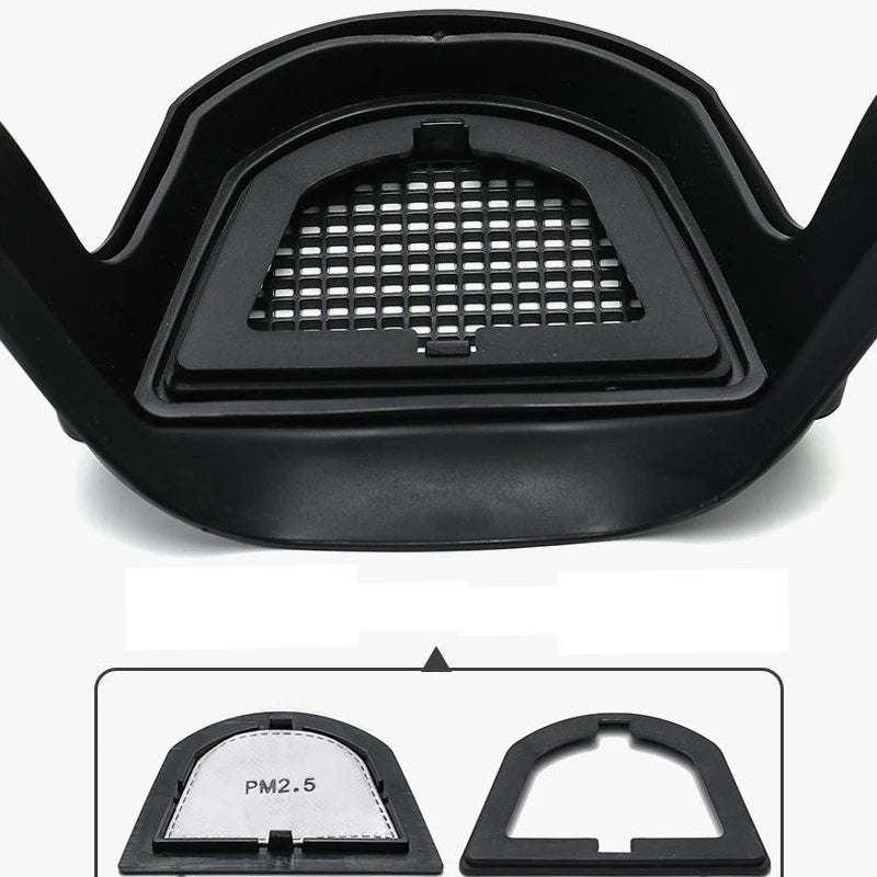 Full Face Transparent Protective Mask with Filter by HitMyNeed