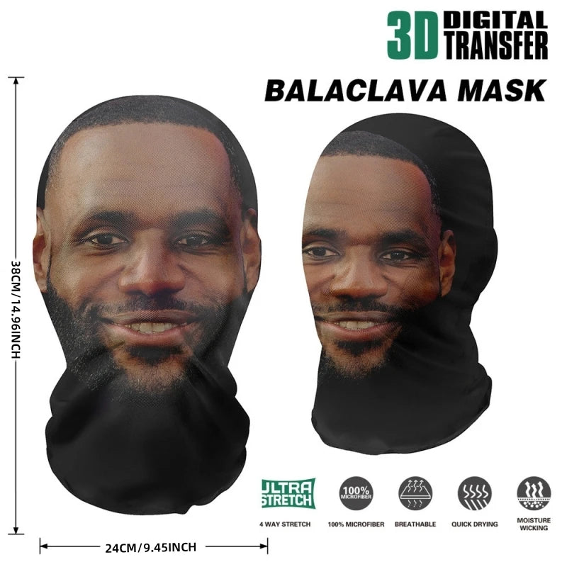 Full Face Visual Mesh Kobe Style Cosplay Mask by HitMyNeed