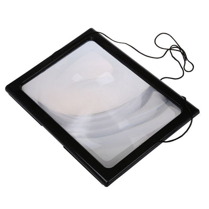 Full Page LED Magnifier Reading Aid A4 3X by HitMyNeed