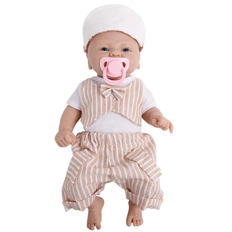 Full Silicone Reborn Baby Doll DIY Painted Kit Wholesale 14inch-magnet-boy by HitMyNeed