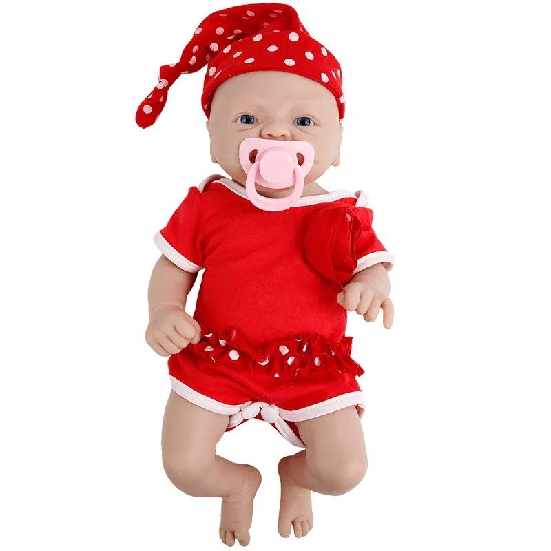 Full Silicone Reborn Baby Doll DIY Painted Kit Wholesale 14inch-magnet-girl by HitMyNeed