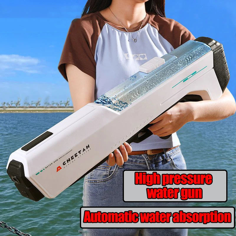 Fully Electric High-Pressure Water Gun for Pool Fun by HitMyNeed