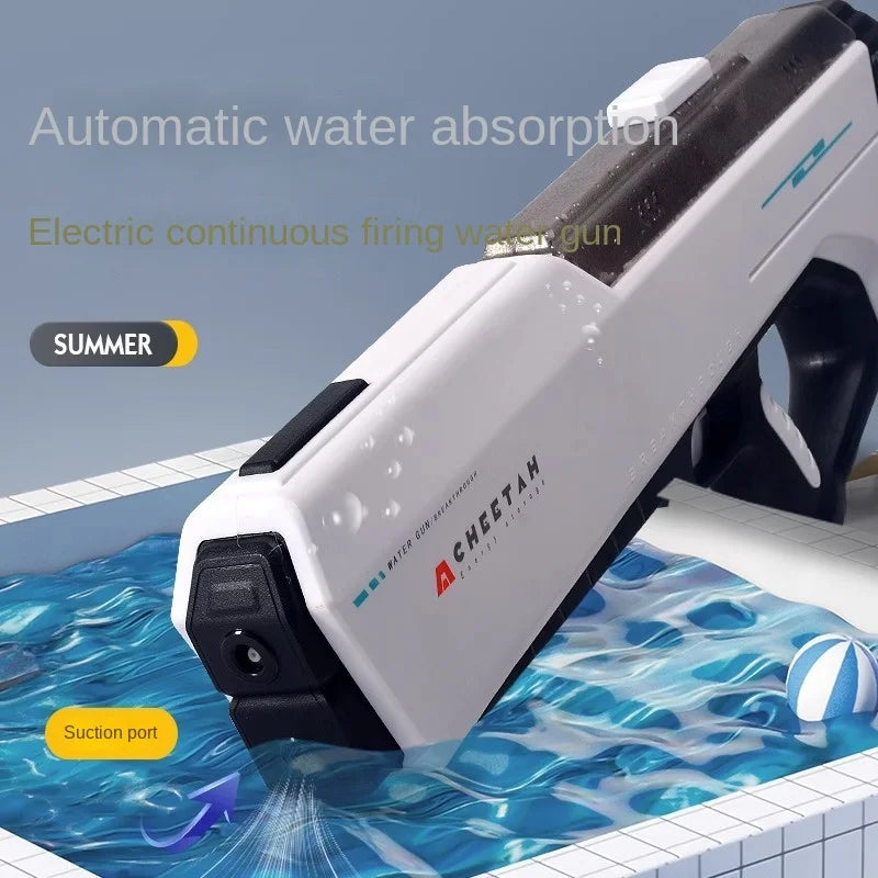 Fully Electric High-Pressure Water Gun for Pool Fun by HitMyNeed