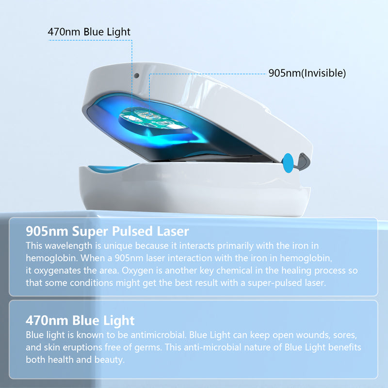 Fungal Nail Laser Treatment Device 905nm & 470nm by HitMyNeed