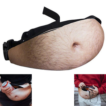 Funny Beer Belly Waist Bag Fanny Pack by HitMyNeed