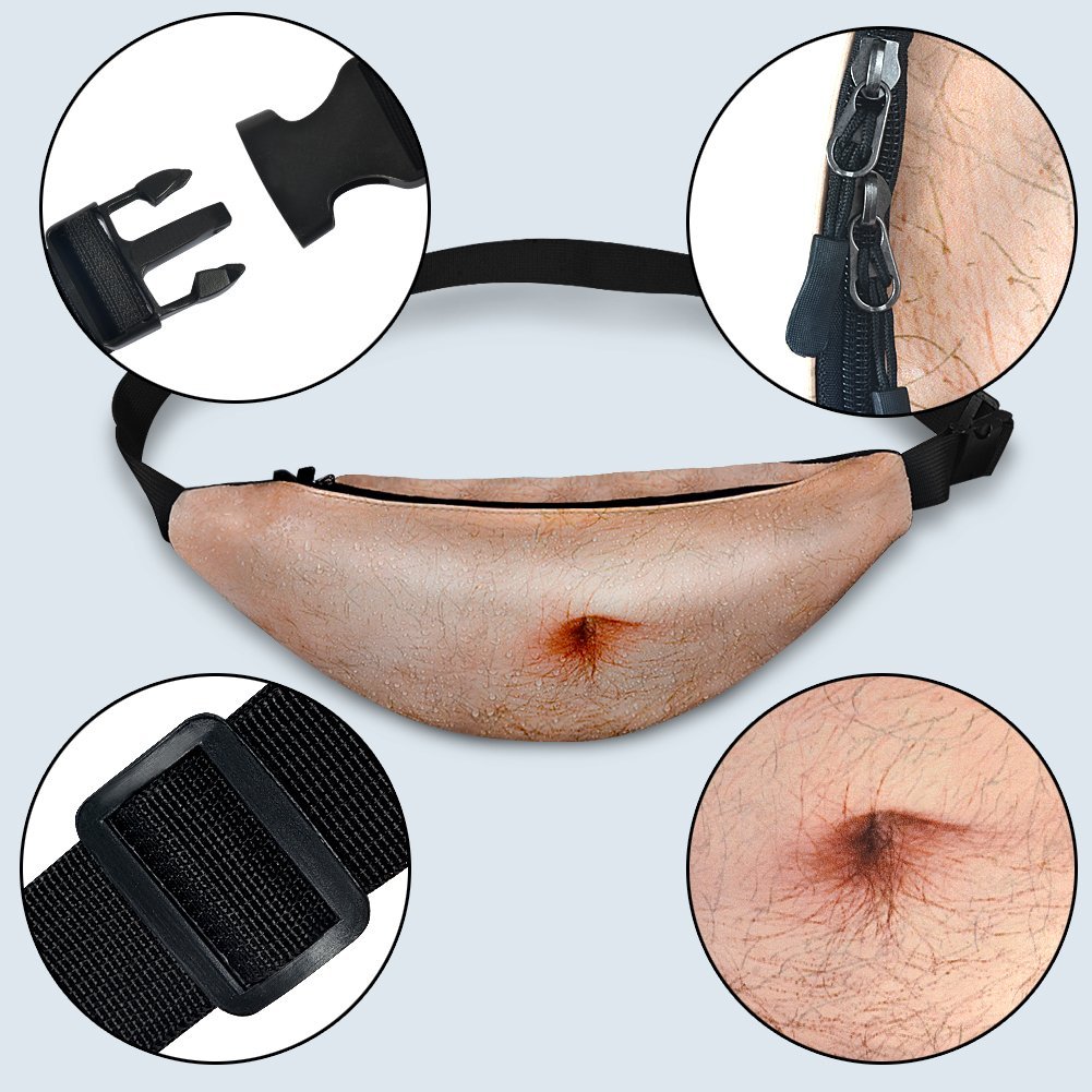 Funny Beer Belly Waist Bag Fanny Pack by HitMyNeed