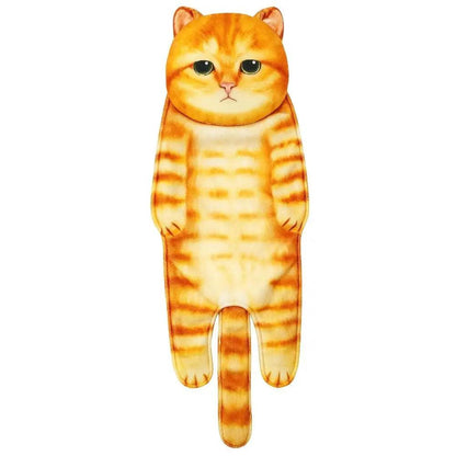 Funny Cat Microfiber Hand Towels with Hanging Loop 1 by HitMyNeed