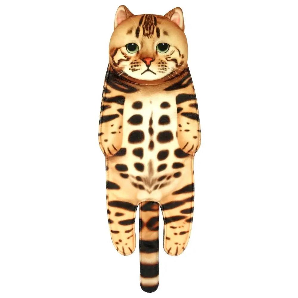 Funny Cat Microfiber Hand Towels with Hanging Loop 10 by HitMyNeed