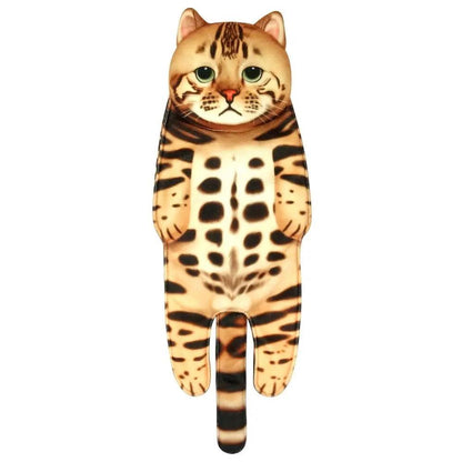 Funny Cat Microfiber Hand Towels with Hanging Loop 10 by HitMyNeed