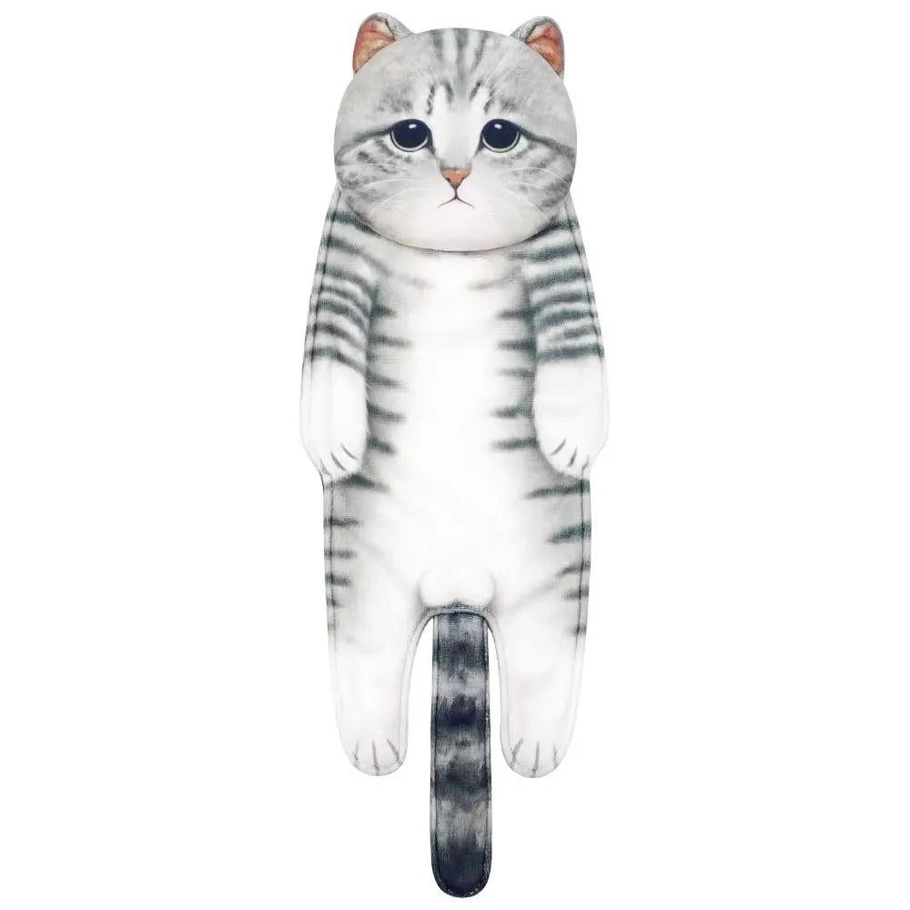 Funny Cat Microfiber Hand Towels with Hanging Loop 2 by HitMyNeed