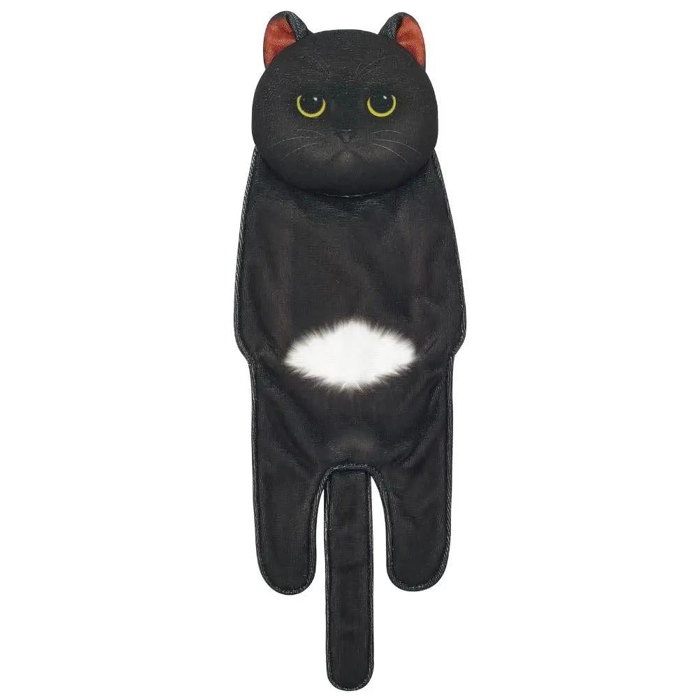 Funny Cat Microfiber Hand Towels with Hanging Loop 3 by HitMyNeed