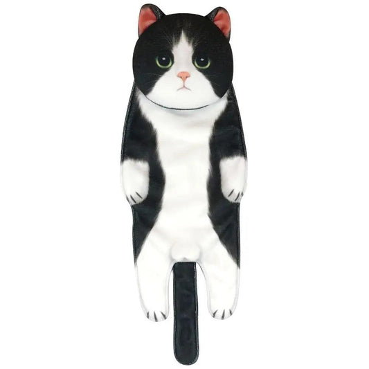 Funny Cat Microfiber Hand Towels with Hanging Loop 4 by HitMyNeed