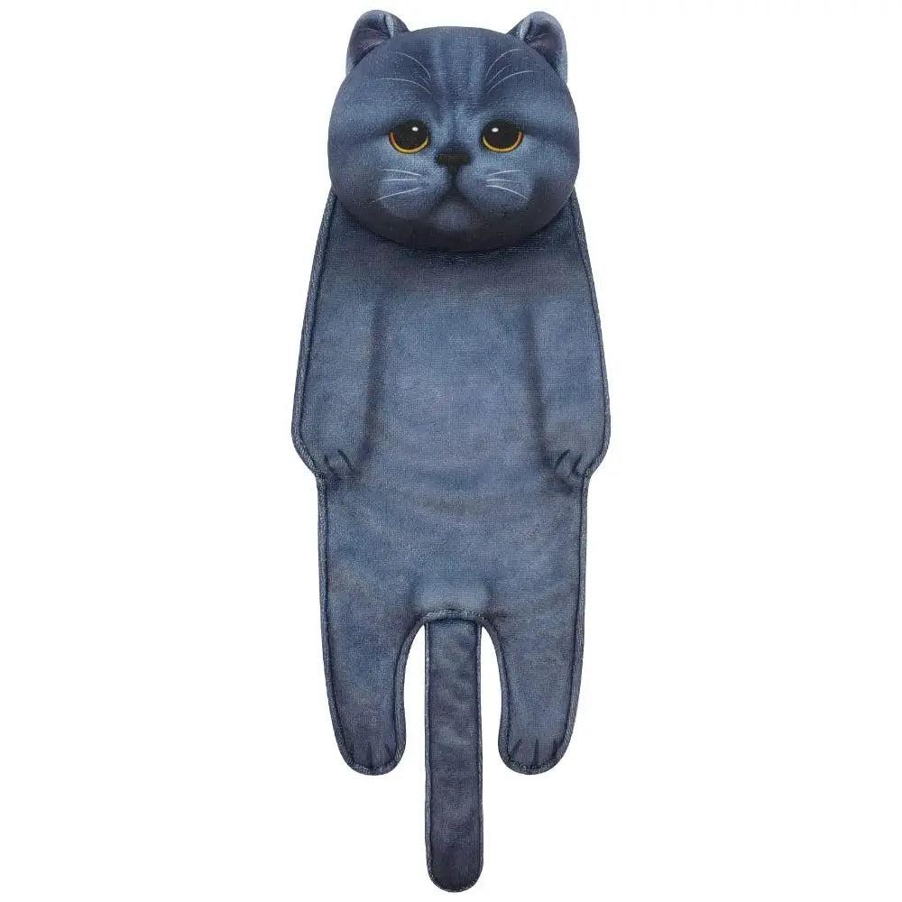 Funny Cat Microfiber Hand Towels with Hanging Loop 7 by HitMyNeed