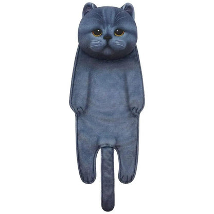 Funny Cat Microfiber Hand Towels with Hanging Loop 7 by HitMyNeed