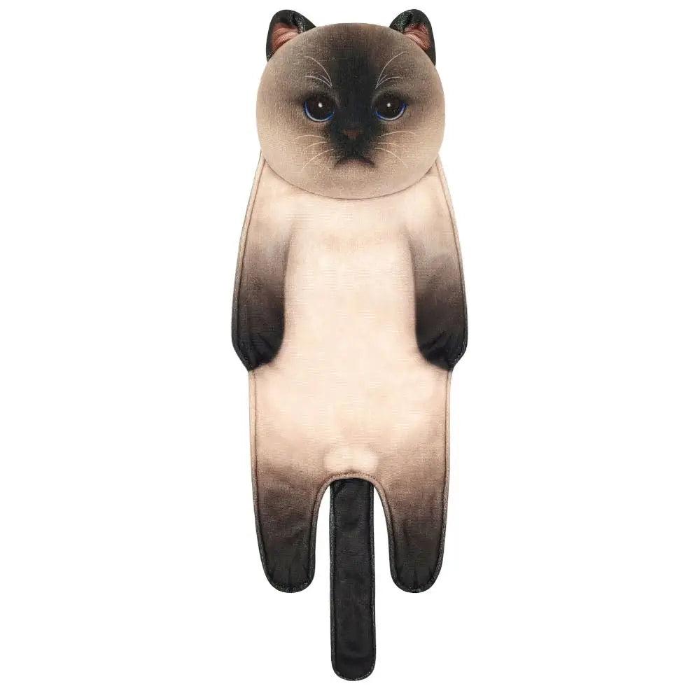 Funny Cat Microfiber Hand Towels with Hanging Loop 9 by HitMyNeed