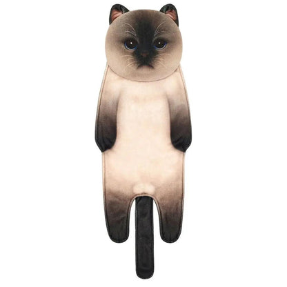 Funny Cat Microfiber Hand Towels with Hanging Loop 9 by HitMyNeed