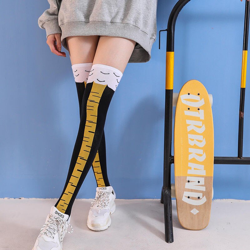Funny Chicken Feet Knee-High Socks (1 Pair) by HitMyNeed