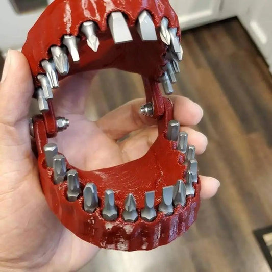 Funny Denture Screwdriver Bit Holder Teeth Model by HitMyNeed