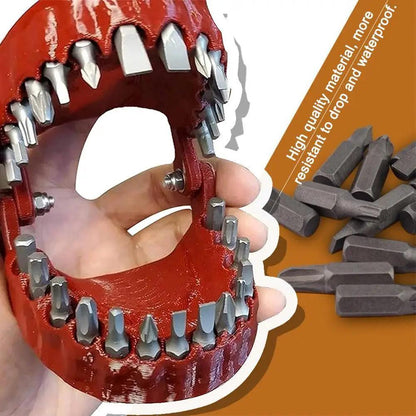Funny Denture Screwdriver Bit Holder Teeth Model by HitMyNeed