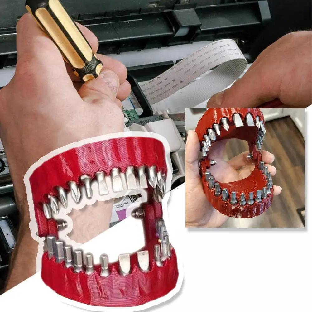 Funny Denture Screwdriver Bit Holder Teeth Model by HitMyNeed