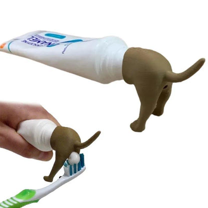 Funny Dog Butt Toothpaste Topper Dispenser Cap by HitMyNeed