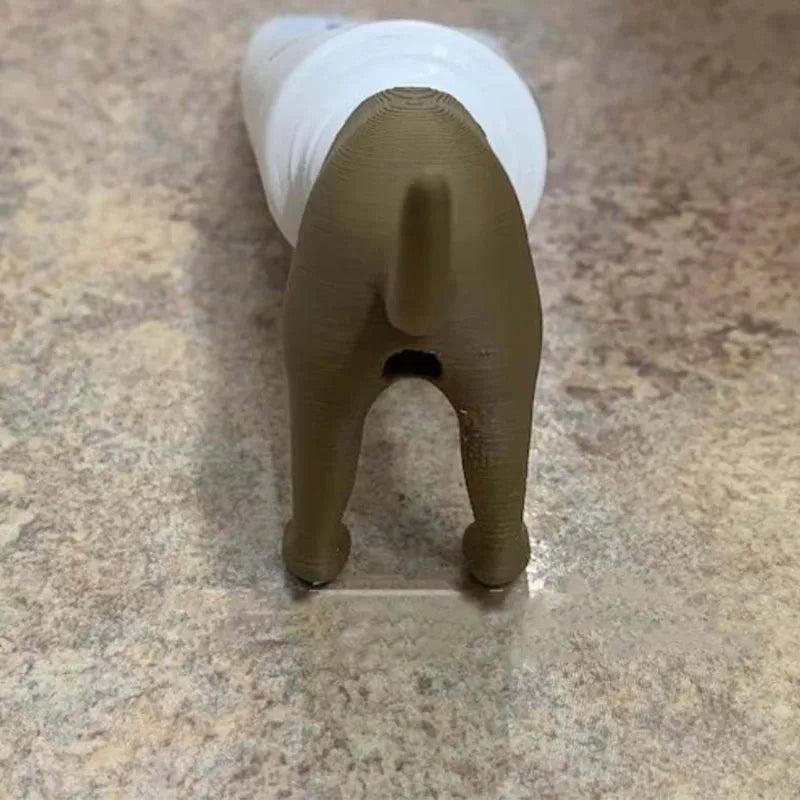 Funny Dog Butt Toothpaste Topper Dispenser Cap by HitMyNeed
