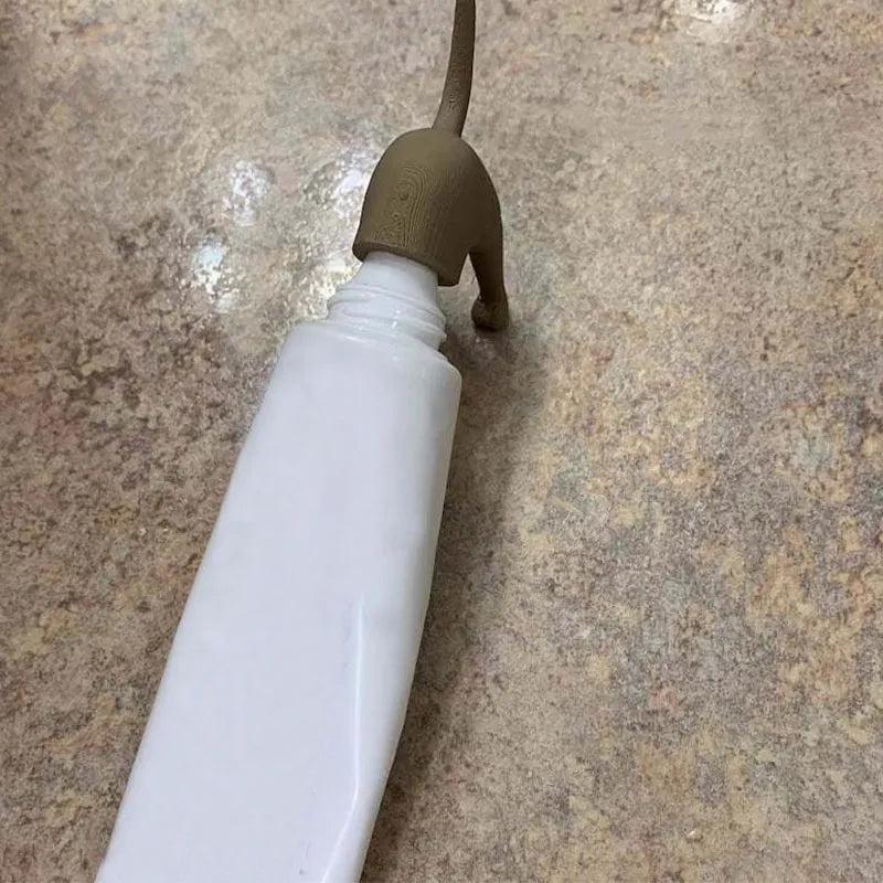 Funny Dog Butt Toothpaste Topper Dispenser Cap by HitMyNeed