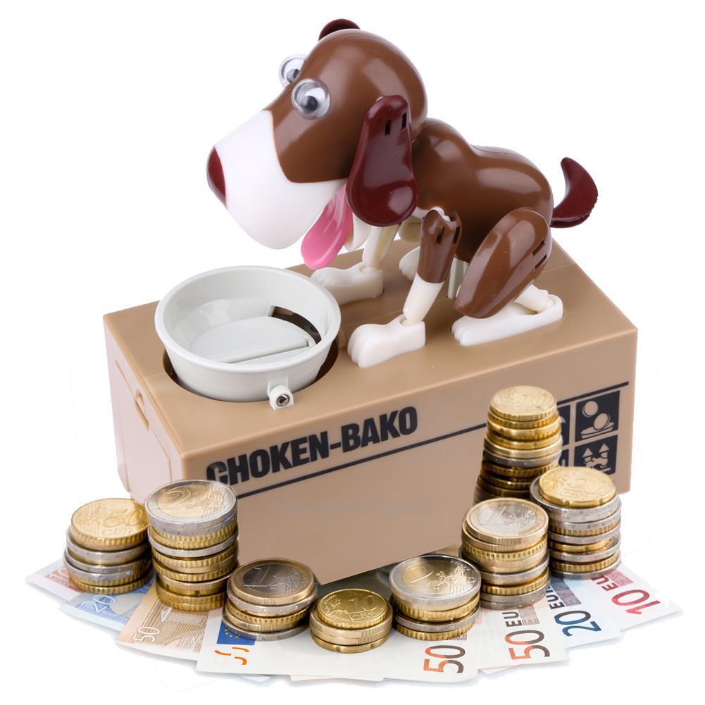 Funny Dog Coin Bank for Kids - Battery Operated by HitMyNeed